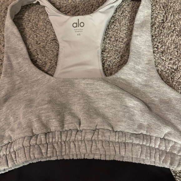Alo yoga racer back bra top and high waisted leggings set XS - Picture 3 of 4